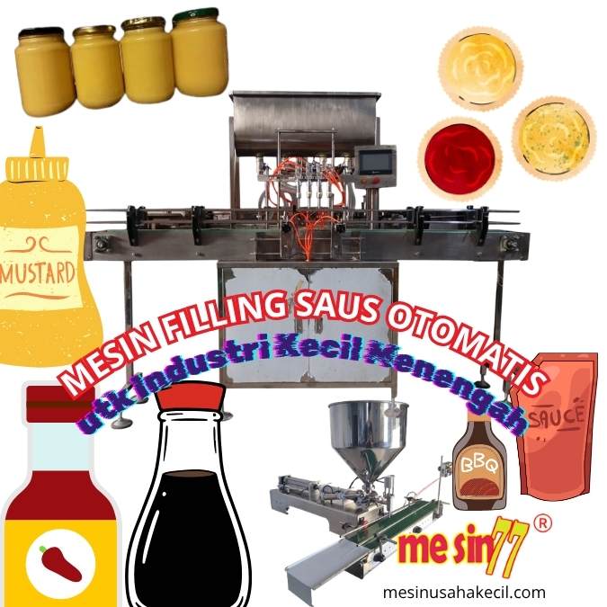 Mesin Filling Saus Otomatis untuk Industri Kecil Menengah