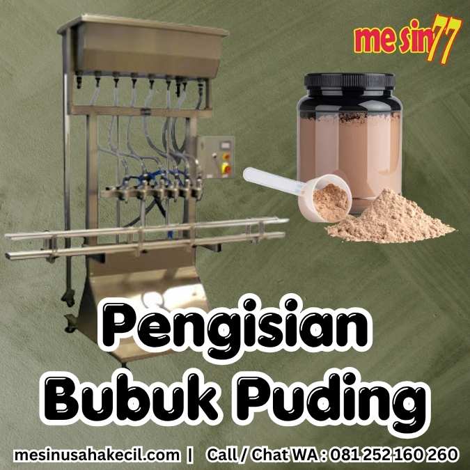 Proses Pengisian Bubuk Puding Menjaga Akurasi Tekstur dan Rasa