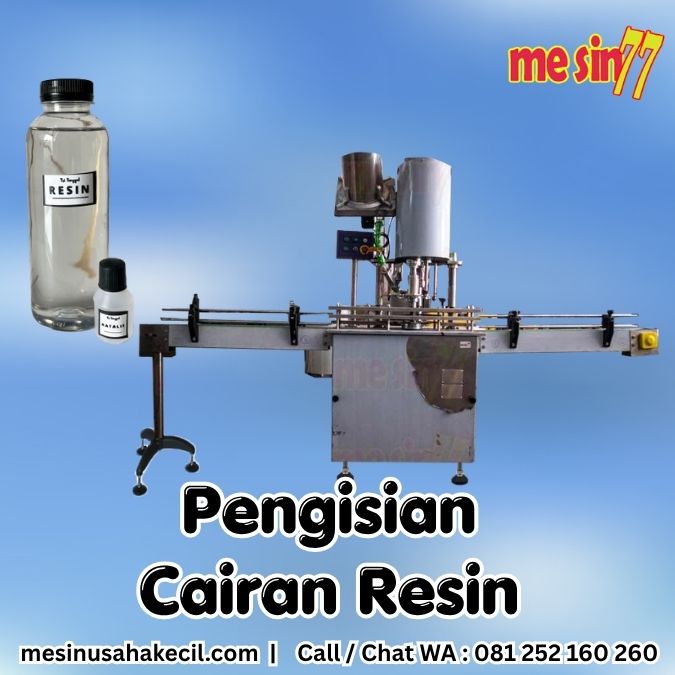 pengisian cairan resin