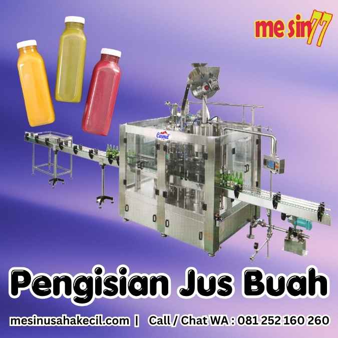 Piston Filler pada Pengisian Jus Buah Mencegah Dosing Macet