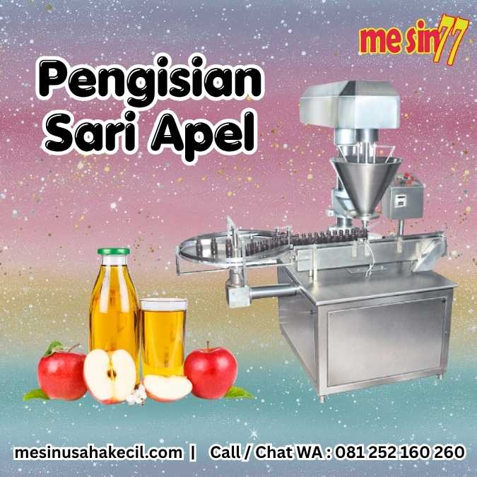 Mencegah Oksidasi pada Pengisian Sari Apel dalam Skala UMKM