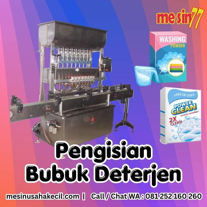pengisian bubuk deterjen