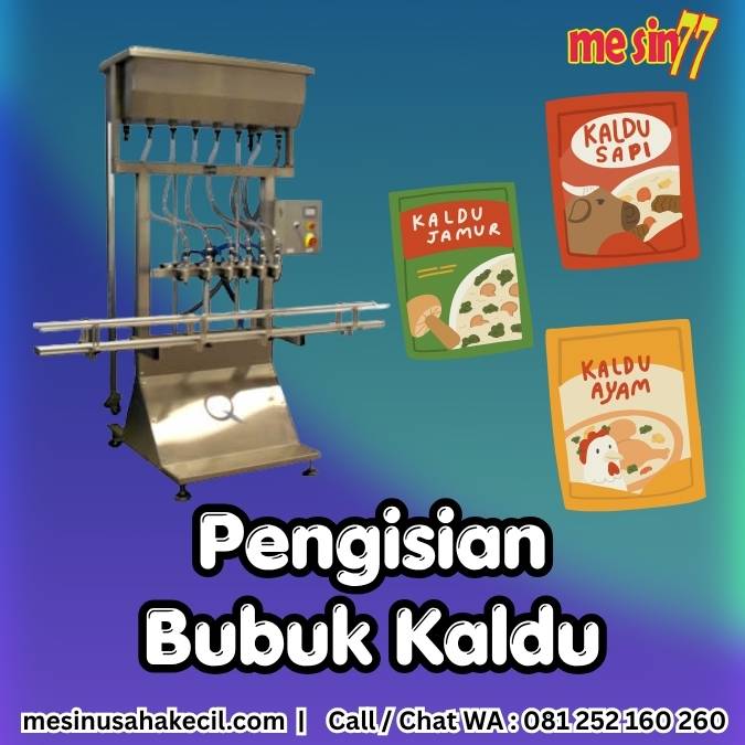 Pengisian Bubuk Kaldu Mengatasi Bumbu Asin dan Lembap