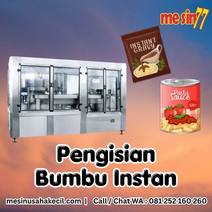 Pengisian Bumbu Instan Pangkas Biaya Operasional