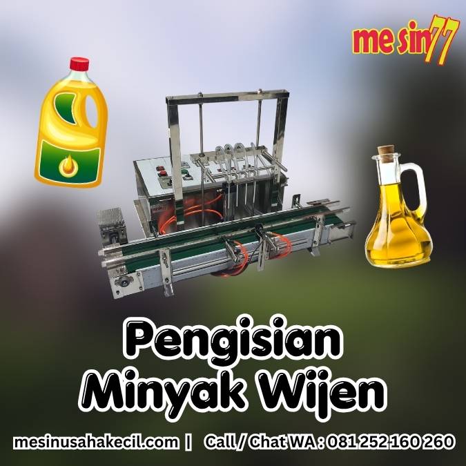 Pengisian Minyak Wijen Standar Material SS316L