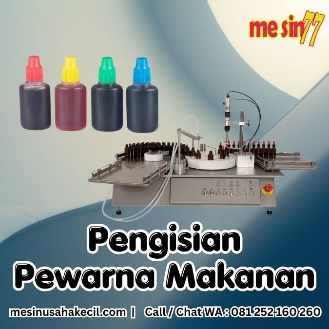 pengisian pewarna makanan