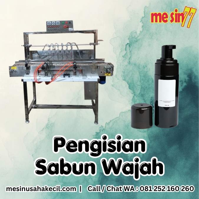 Pengisian Sabun Wajah Berstandar BPOM dengan Sistem CIP