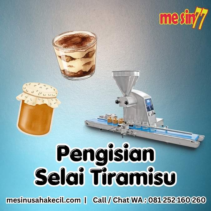 Pengisian Selai Tiramisu Presisi bagi Perakit Mesin Lokal