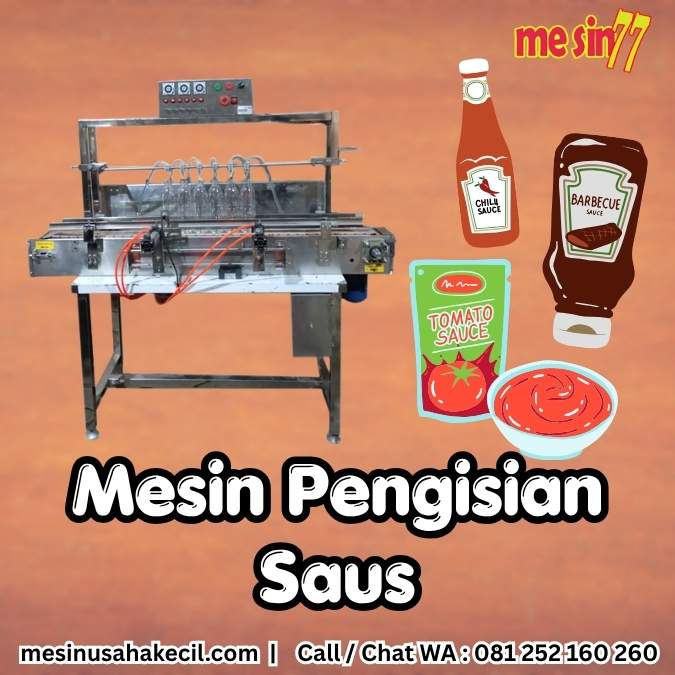 Mesin Pengisian Saus Mengatasi Biji Cabai dan Serat Rempah