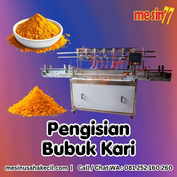 pengisian bubuk kari