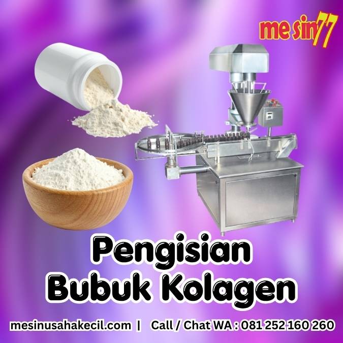 Pengisian Bubuk Kolagen yang Presisi dan Bebas Debu