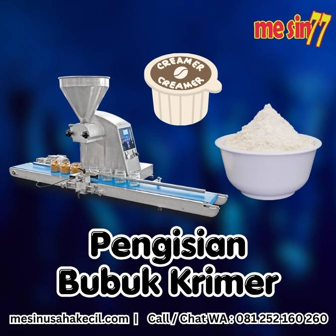 Pengisian Bubuk Krimer Kapasitas Produksi Brand Minuman Lokal