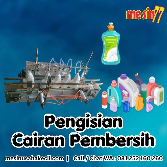 pengisian cairan pembersih