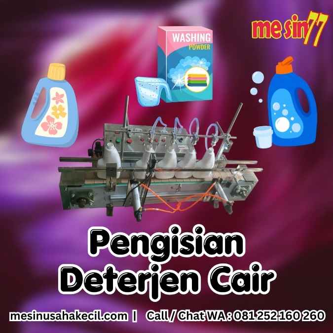 Pengisian Deterjen Cair Mengatasi Viskositas Tinggi Jalur Produksi