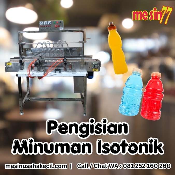 Pengisian Minuman Isotonik untuk UMKM Skala Industri