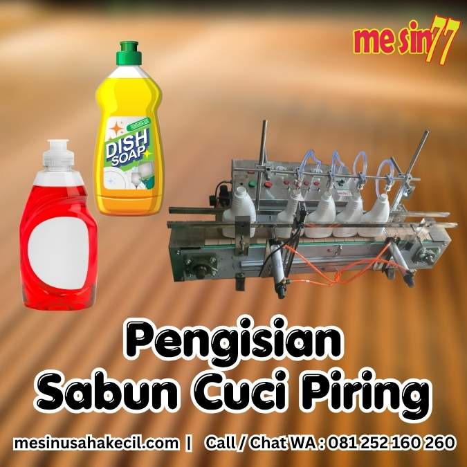 Pengisian Sabun Cuci Piring Kemasan Pouch & Botol Anti-Korosi