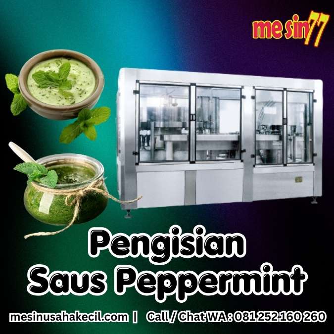 pengisian saus peppermint