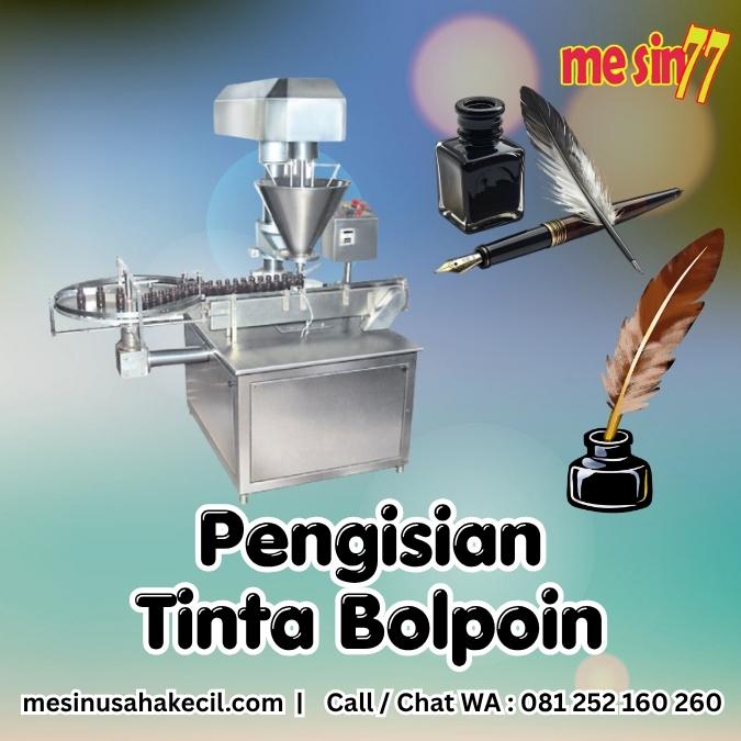 pengisian tinta bolpoin